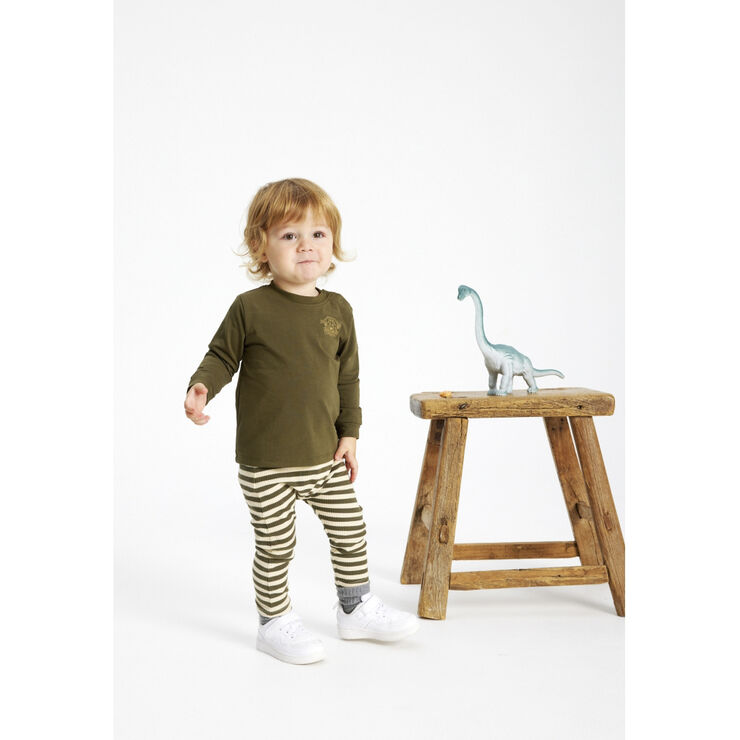 The New TNSFro Uni Rib Pants Ivy green