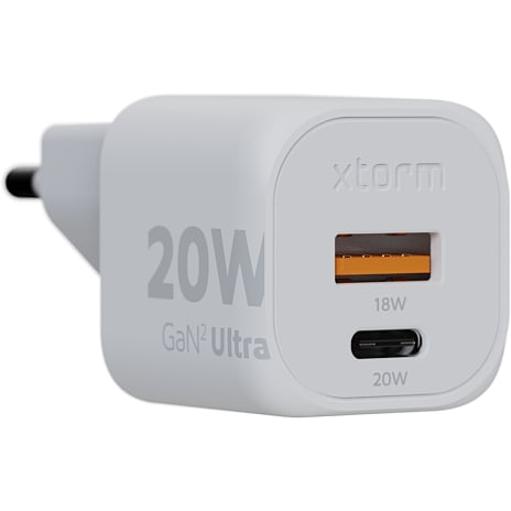 Xtorm GaN2 Ultra oplader 20w - hvid