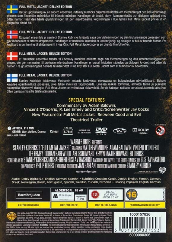 Full Metal Jacket - Deluxe Edition - DVD
