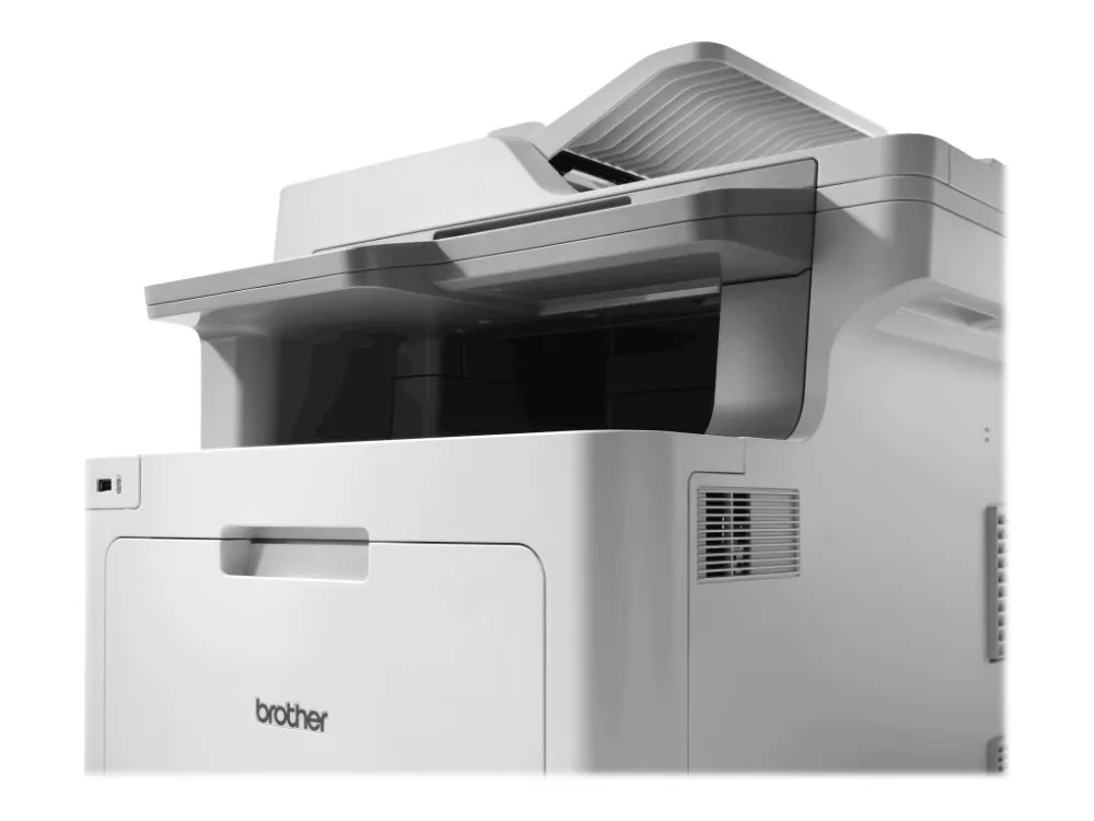 Brother MFC-L9570CDW - Multifunktionsprinter - farve - laser - A4/Legal (medie) - op til 31 spm (udskriver) - 300 ark - 33.6 Kbps - USB 2.0, Gigabit LAN, Wi-Fi(n), USB vært, NFC - med Brother PRINT AirBag til 400.000 sider