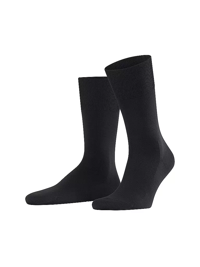 FALKE Herren Socken CLIMAWOOL black  schwarz