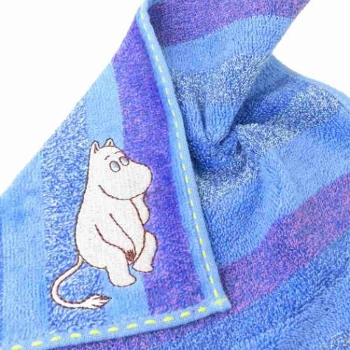 Marushin - MOOMIN Handdoek (25x25cm) (Moomin/Blauw)