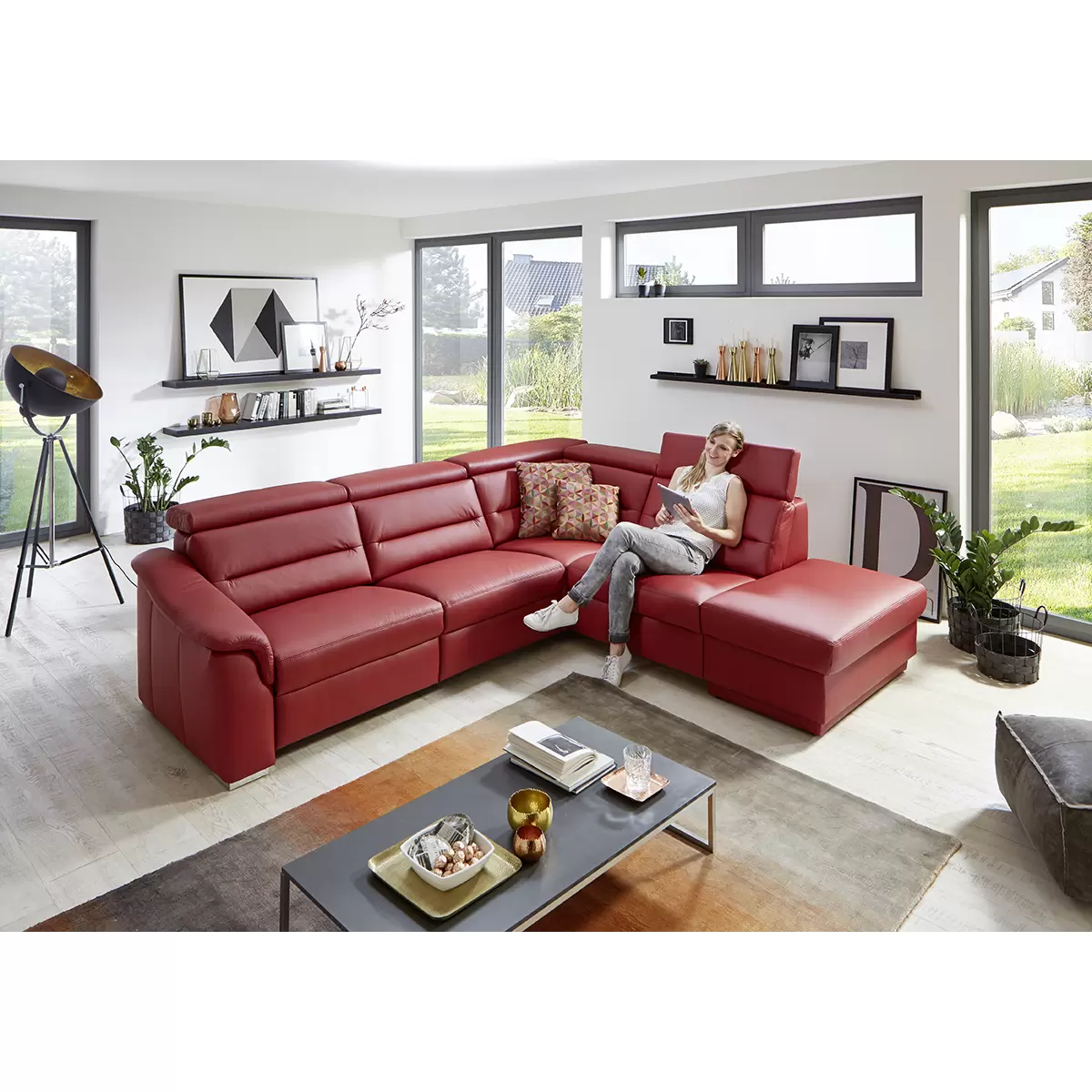 Ecksofa Cama Bordeaux