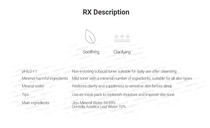 COSRX - Centella Water Alcoholvrije Toner