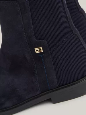 Botas de cano curto Essential Suede Flag Plade