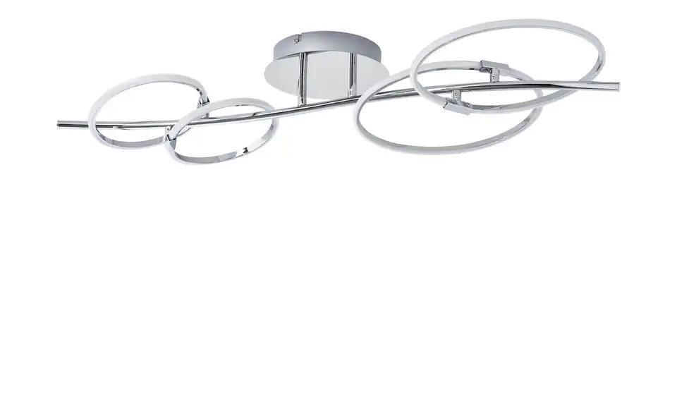 KHG LED-Deckenleuchte, chrom `4 Ringe´