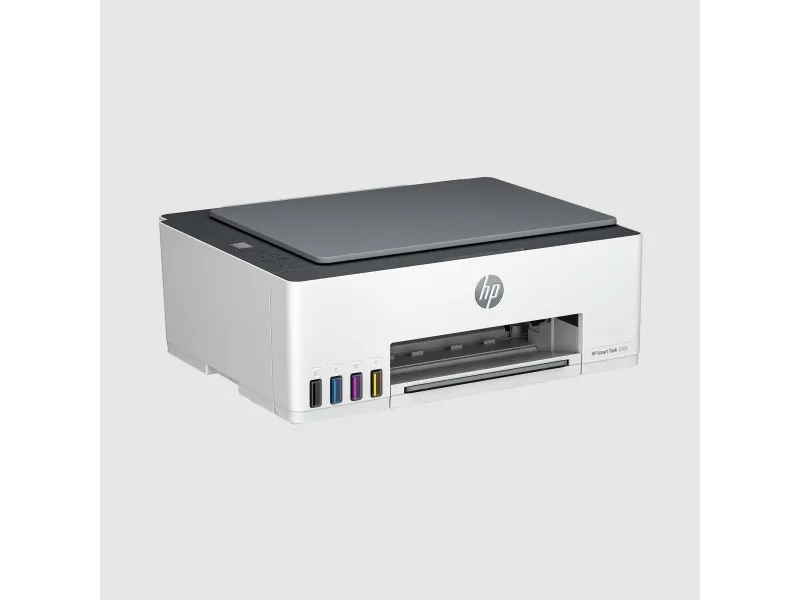 HP Smart Tank 5105 All-in-One - Multifunktionsprinter - farve - blækprinter - kan genopfyldes - Legal (216 x 356 mm) (original) - A4/Legal (medie) - op til 10 spm (kopiering) - op til 12 spm (udskriver) - 100 ark - USB 2.0, Wi-Fi(n), Bluetooth - lys