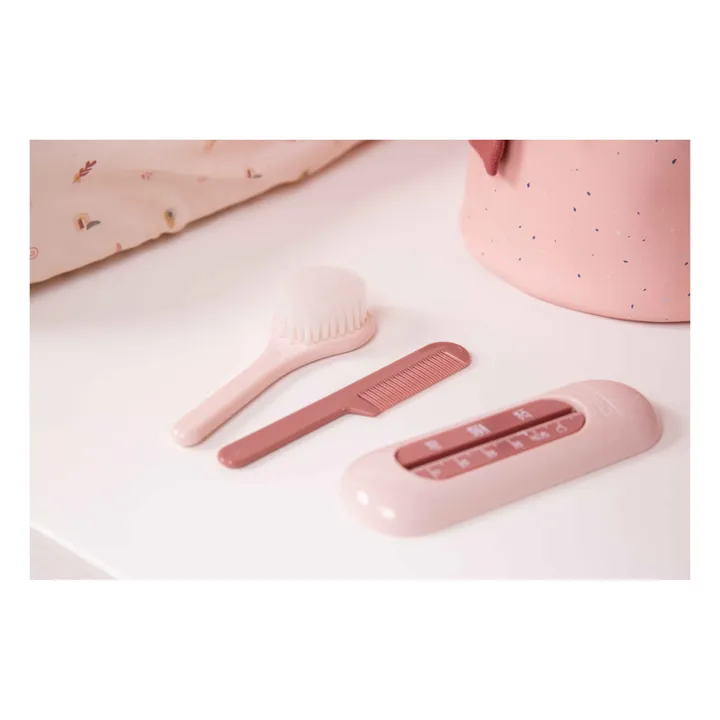 Luma Set coiffure brosse et peigne pour bébé | Rose pâle