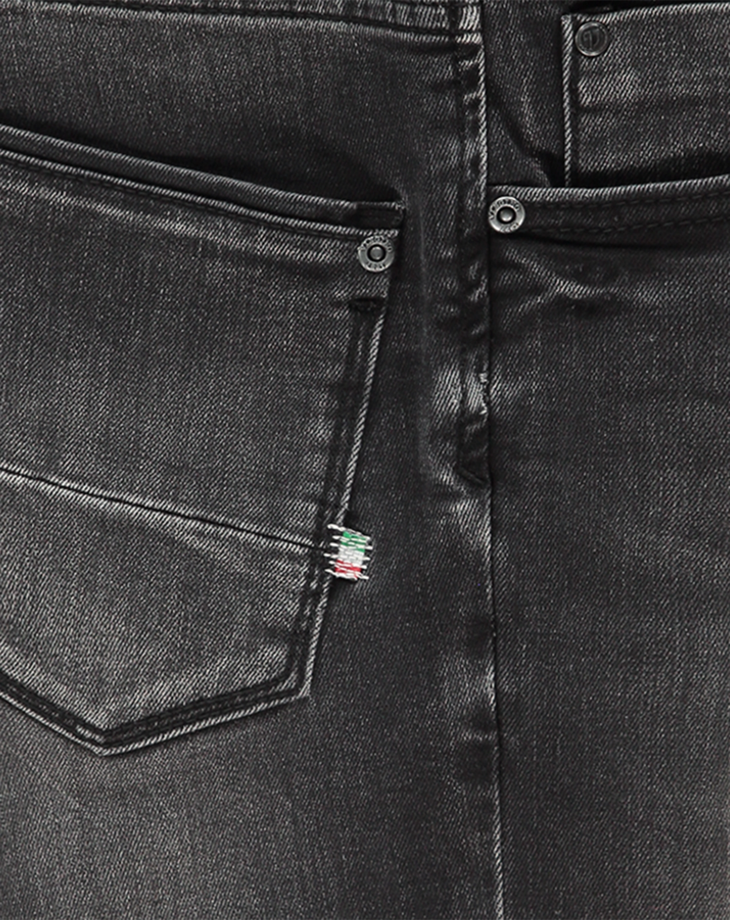 Jeans-Shorts CHARLIE in black vintage