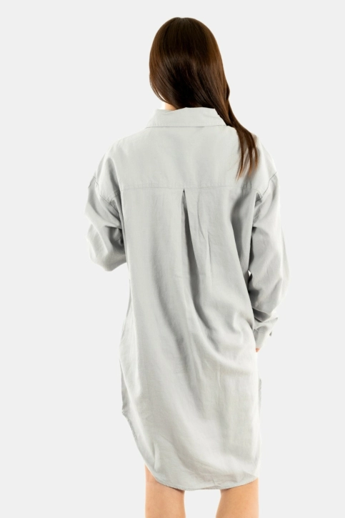 robe only ludo linen bleu