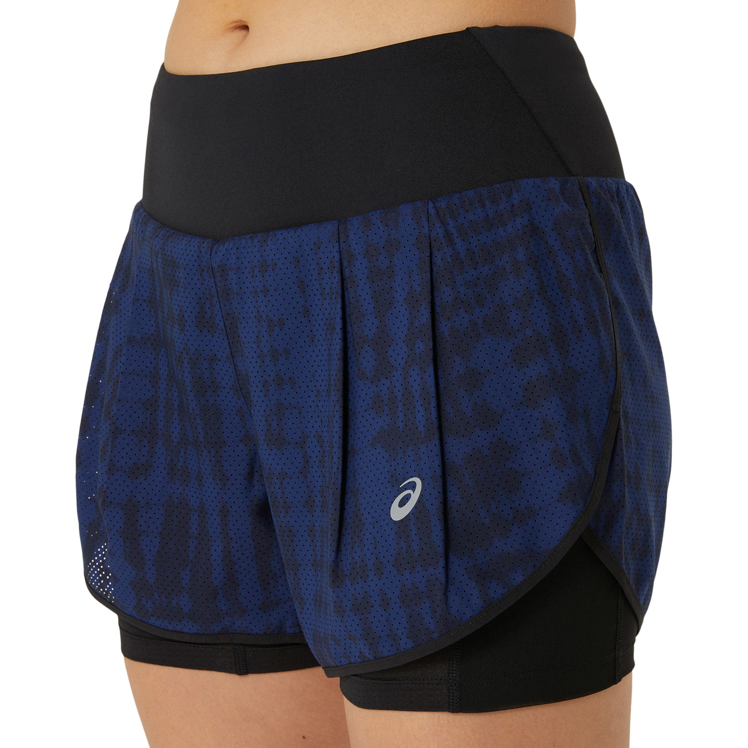 ASICS Road All Over Print 2in1 3'' Short Dames