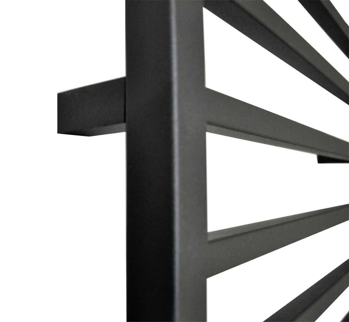 Sanicare Qubic elektrische radiator 60x126cm wit met WiFi en thermostaat rechts chroom