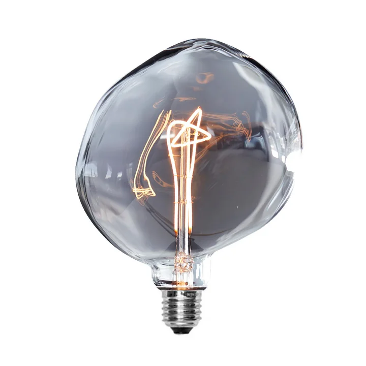 NUD Collection - LED-Rock Leuchtmittel Ø 160 mm, E27 / 3 W, dunkelgrau