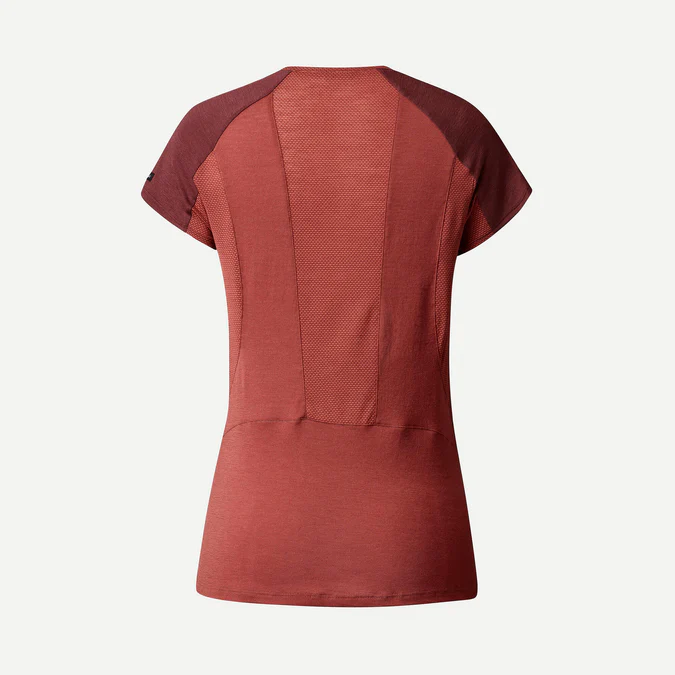 Decathlon Forclaz - Camiseta feminina Forclaz MT500 em lã merino