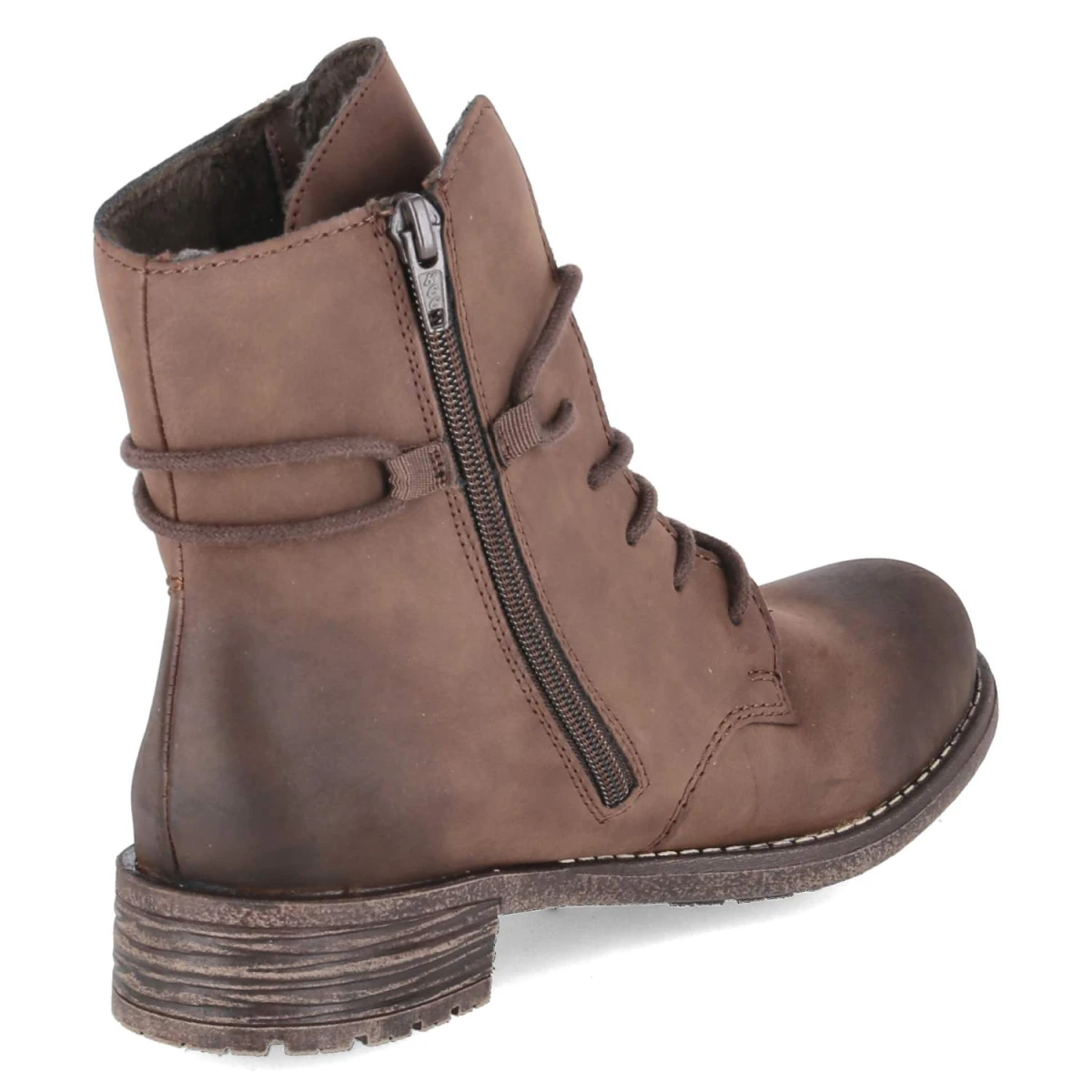RiekerSchnüstiefeletten - BRAUN