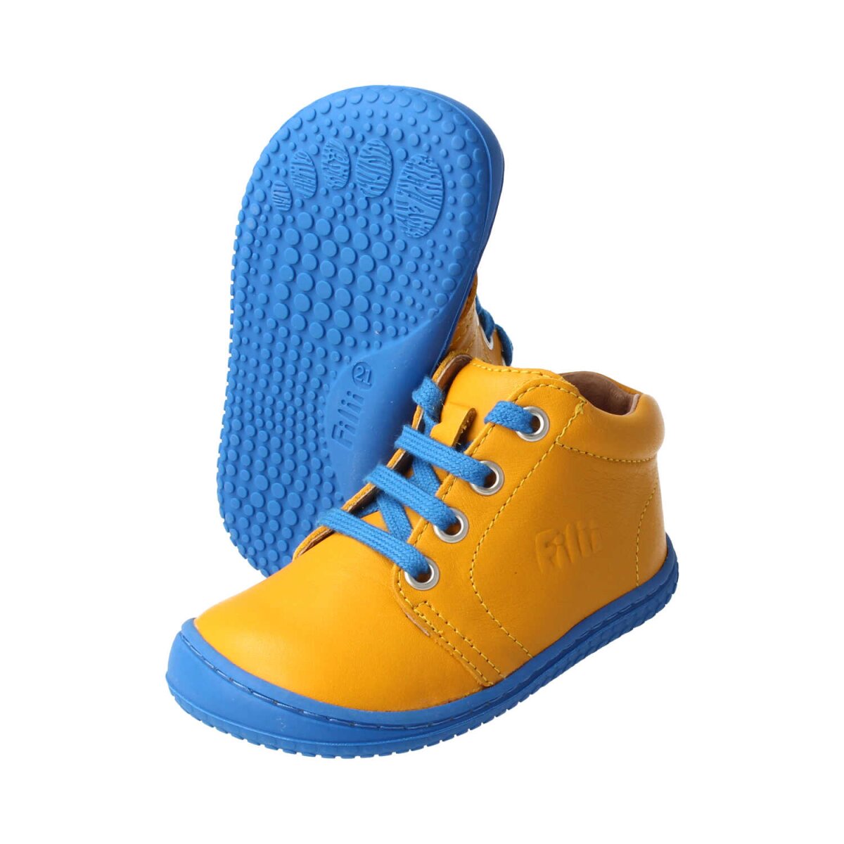 3211-55 mustard GECK nappa leather laces Weite/W