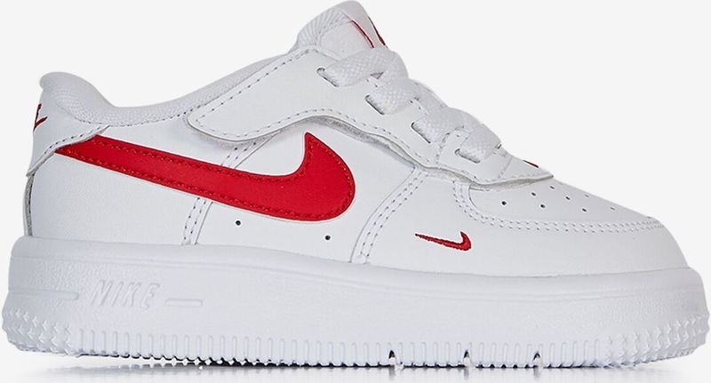 Sneakers Nike Air Force 1 Low- Baby  Wit/rood  Unisex