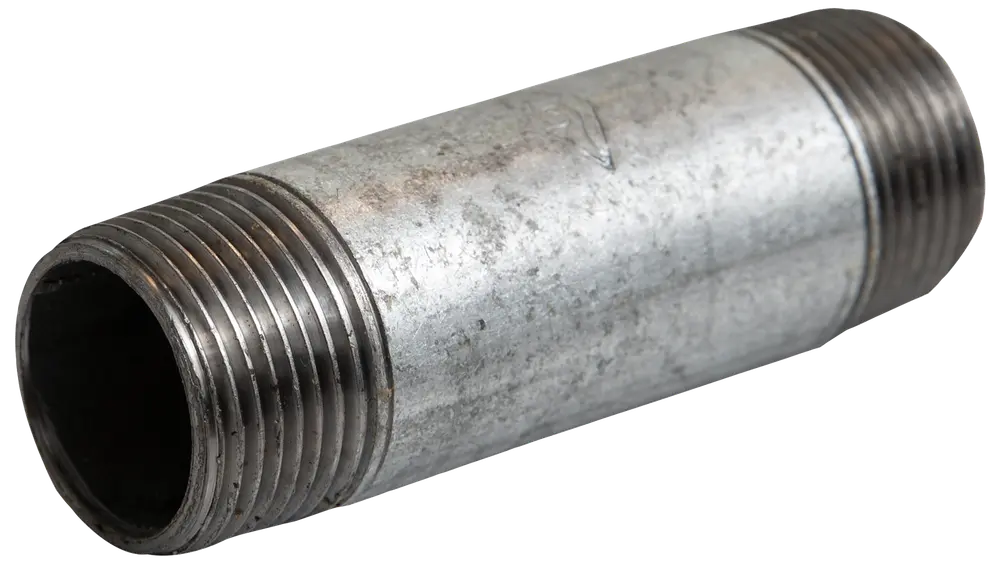 Nippelrør 1/2'' x 120 mm - galvaniseret
