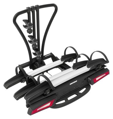 Porte-Vélos sur Boule d'Attelage Yakima Just Click 3 EVO - 3 Vélos (Compatible E-Bikes) Noir