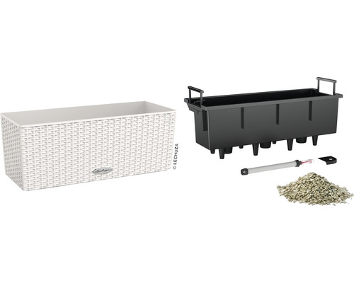 Lechuza Balconera Cottage bloembak 50cm grijs
