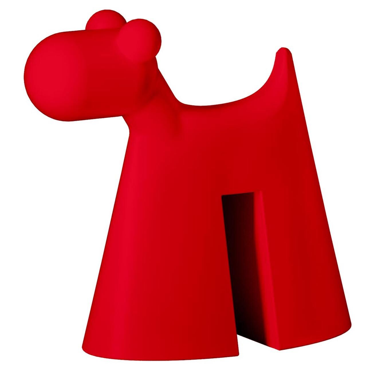 Serralunga Tabouret chien Design par Eero Aarnio rouge - 60x55x27 cm