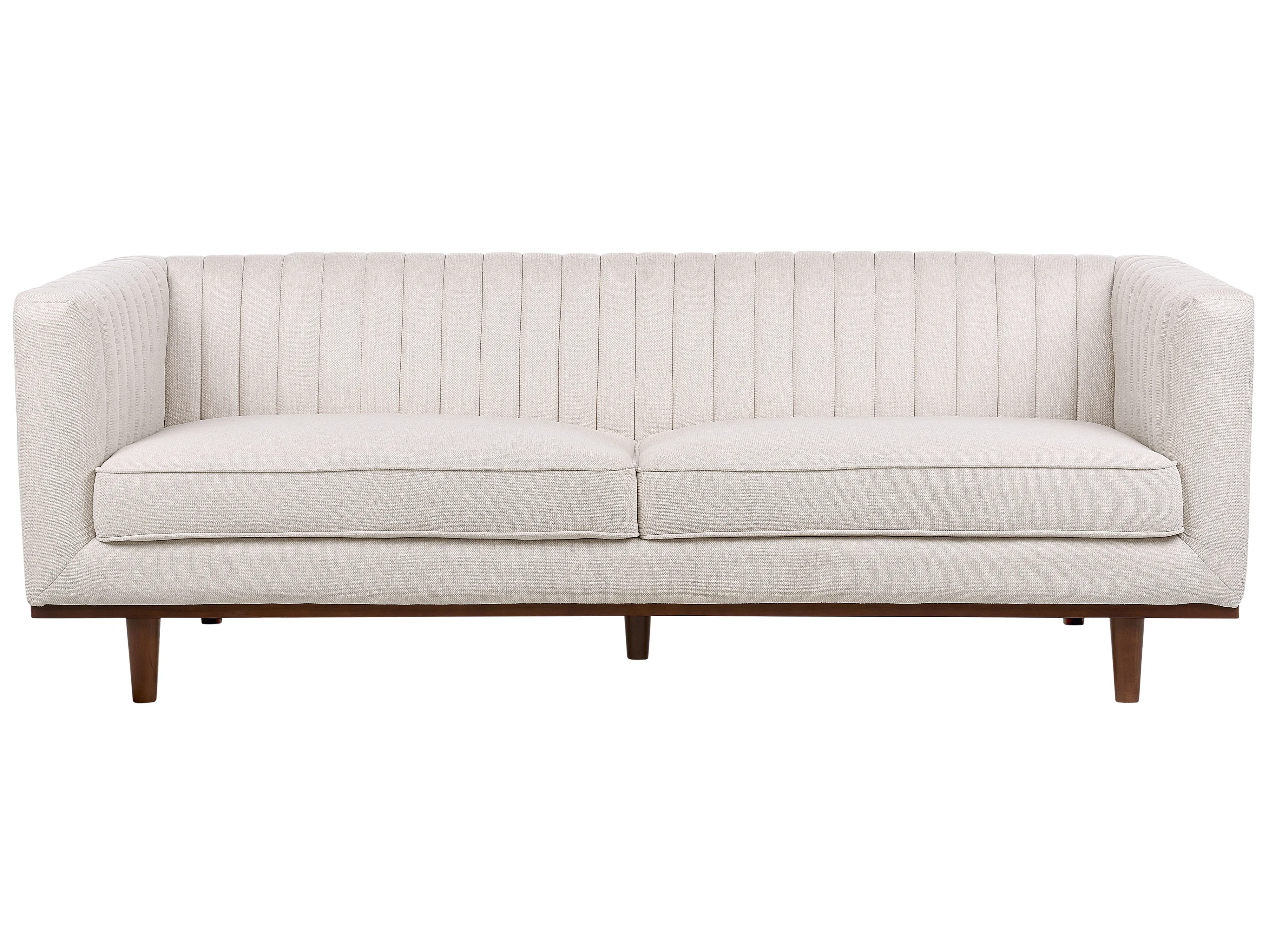 Bank 3-zits SKAULE Stof Beige