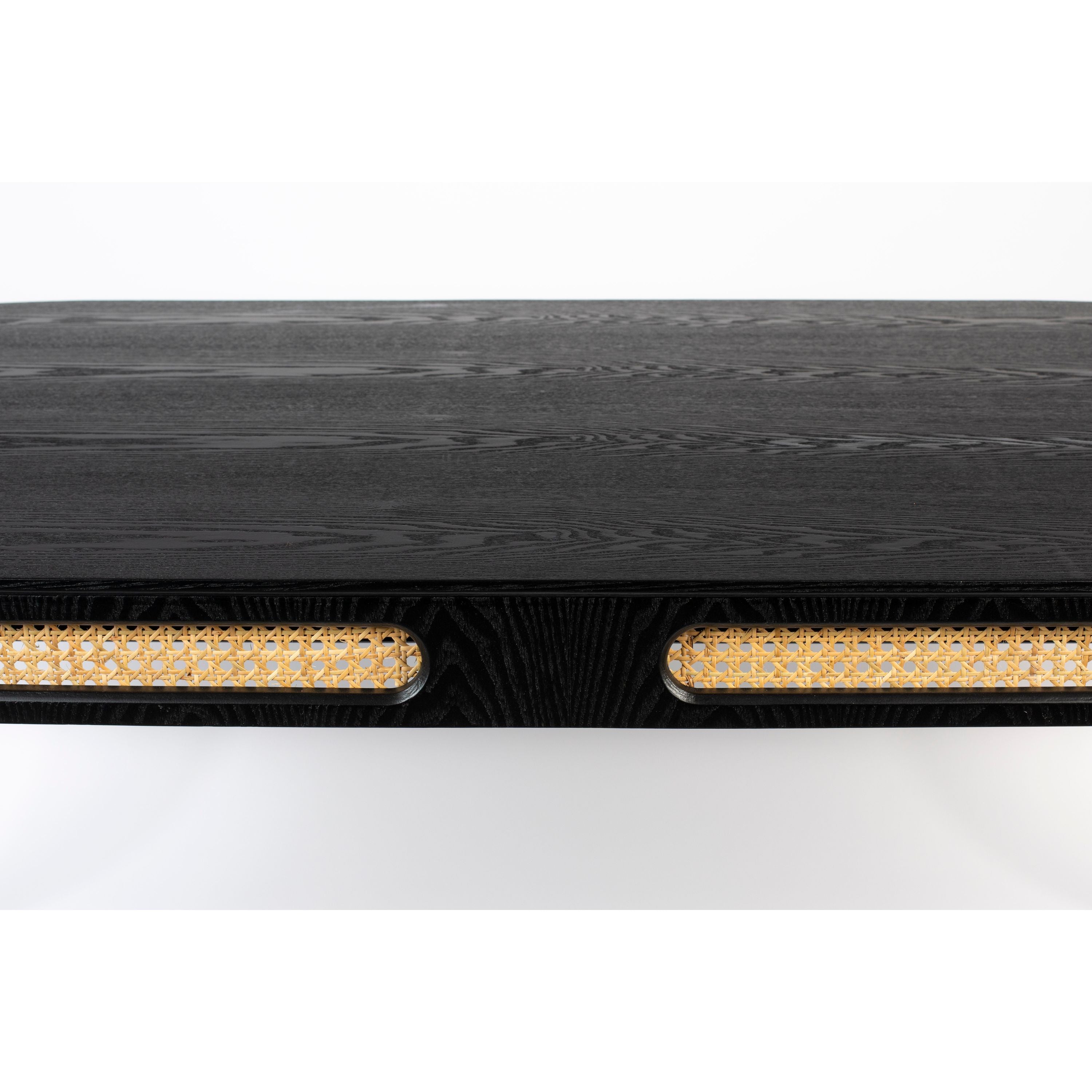 Bold Monkey Don't Stop The Webbing eettafel 180x90 cm  - Zwart