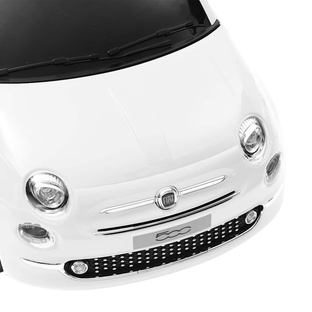 vidaXL Elektrische kinderauto Fiat 500, wit