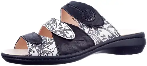 000078-0050 Think zwart combi - maat 40 slipper zwart combi - maat 40 Calandschoen