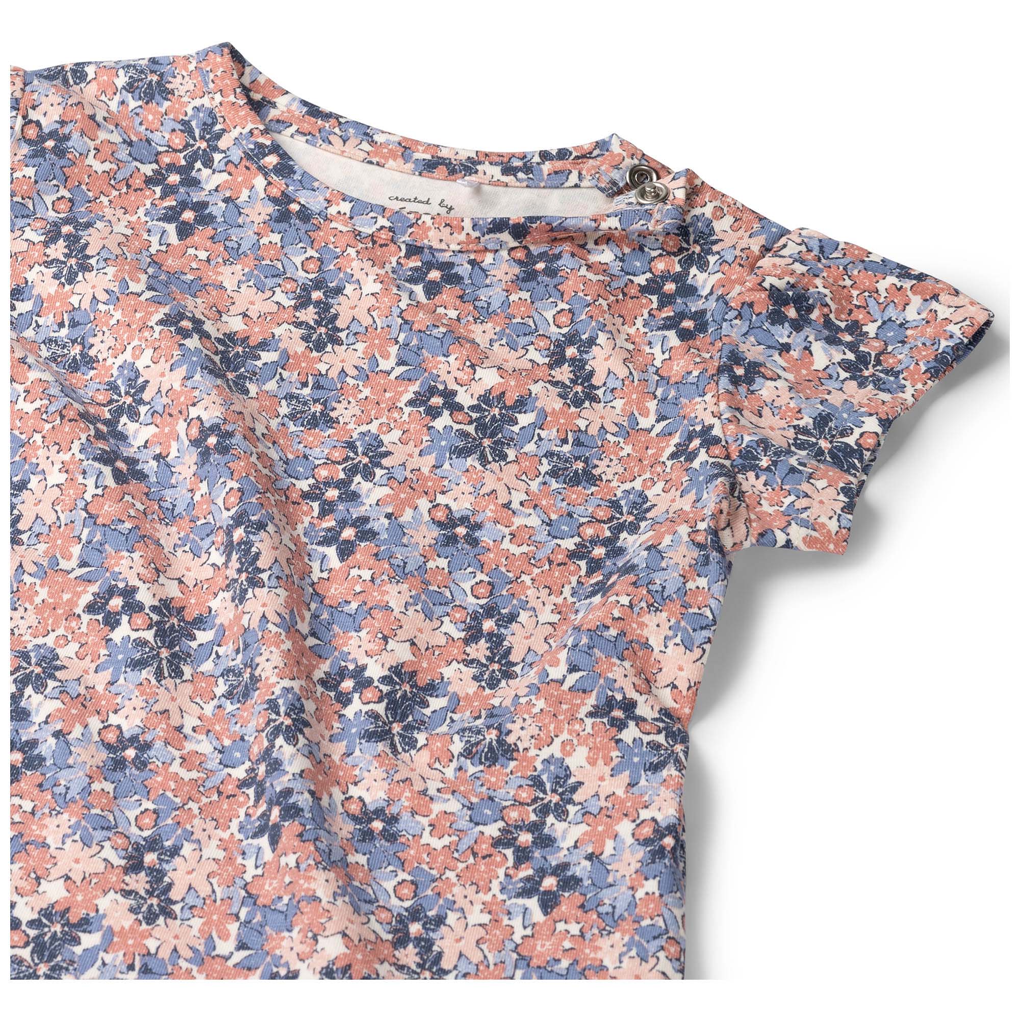 Prénatal peuter T-shirt korte mouwen all over print multi