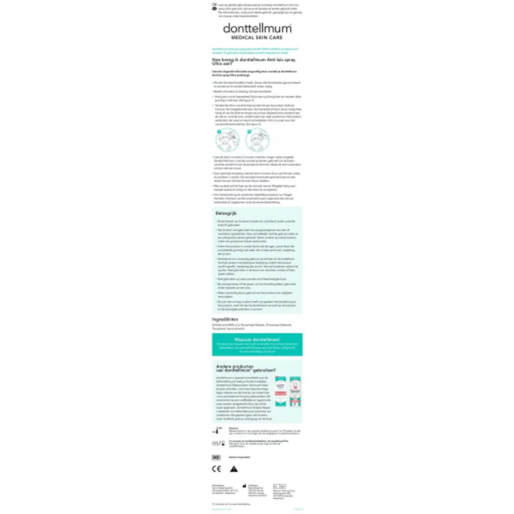 Donttellmum Anti-luis Ultra Spray120 ml