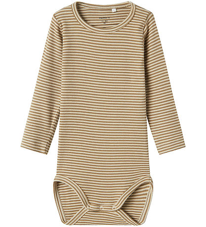 Name It Body L/æ - Rib - NbnOsole - Summer Sand m. Streifen