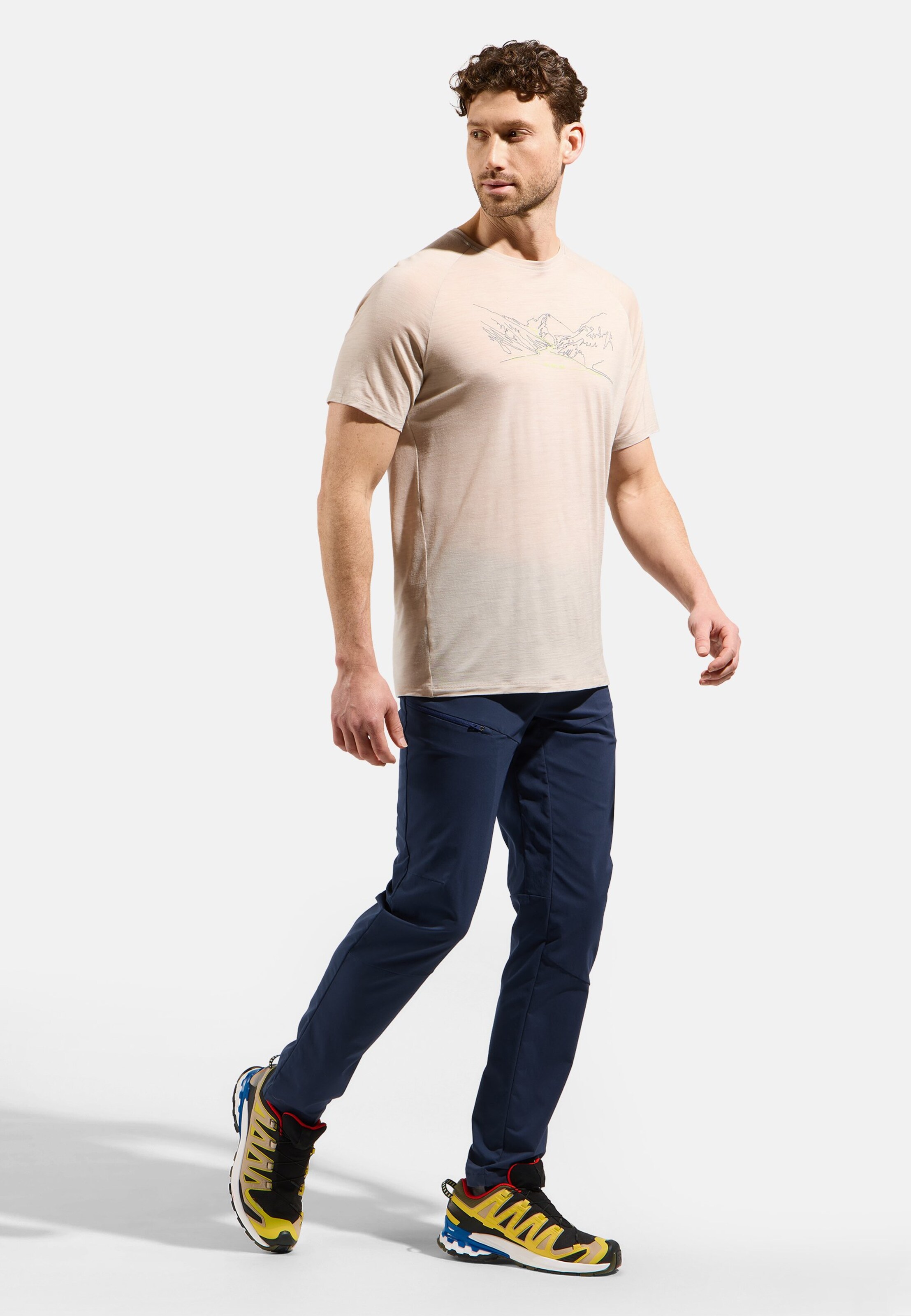 Ascent Light Wanderhose in medieval blue