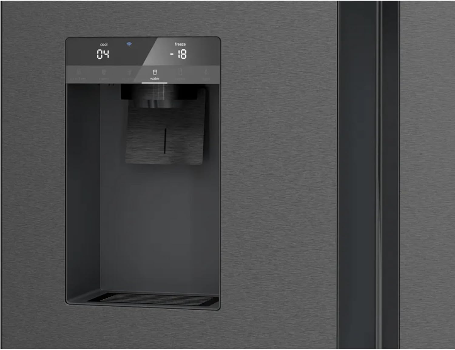 Siemens KF96DPXEA iQ700 Kühl-Gefrier-Kombination, 183 x 90,5 cm, 574 L Kühlen + 199 L Gefrieren, noFrost, hyperFresh 0 Grad, LED-Licht, Beleuchtete Glasrückwand mit multiAirflow