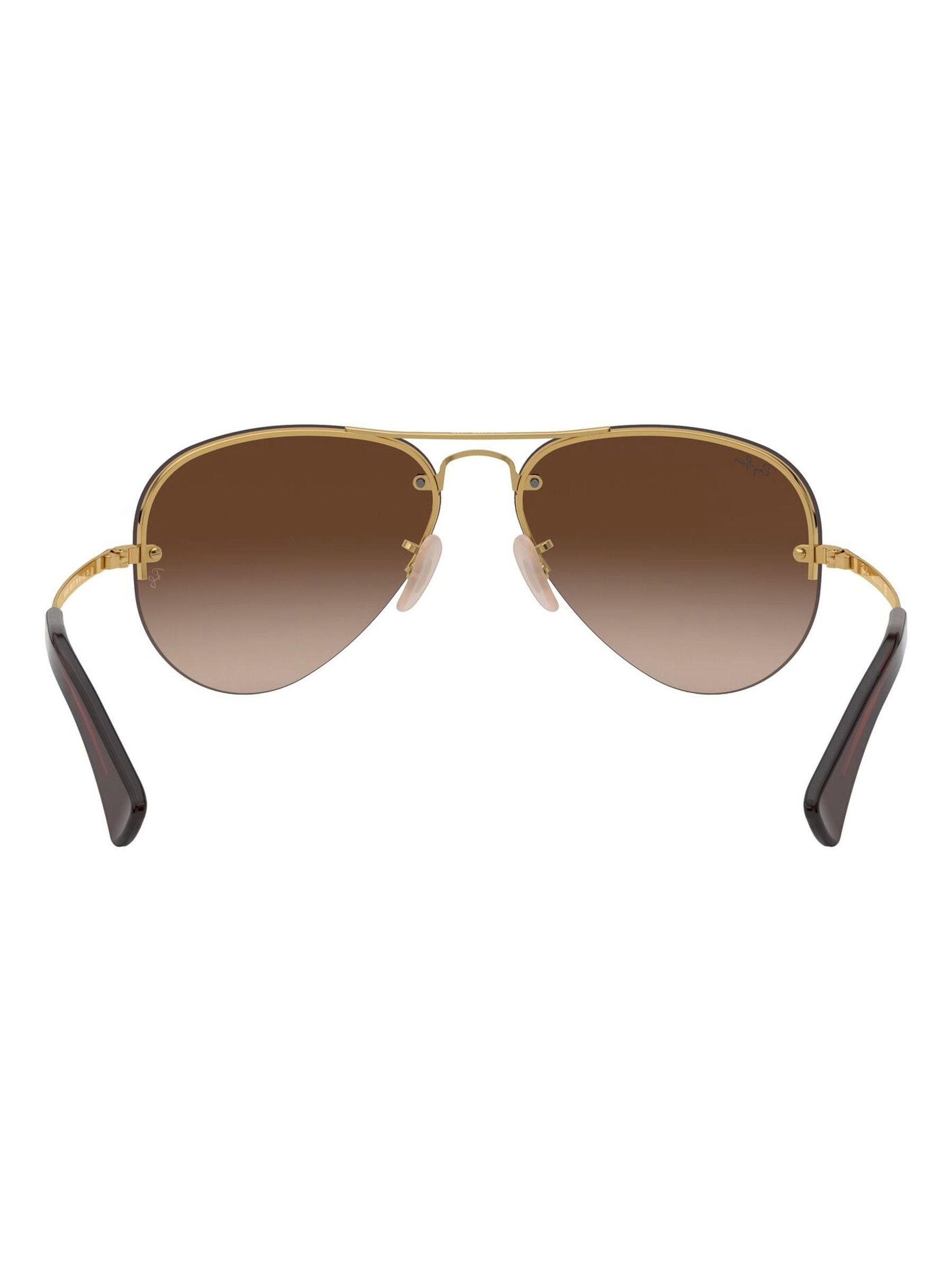 Gouden en bruine glazen - Ray-Ban Lightforce Sunglasses