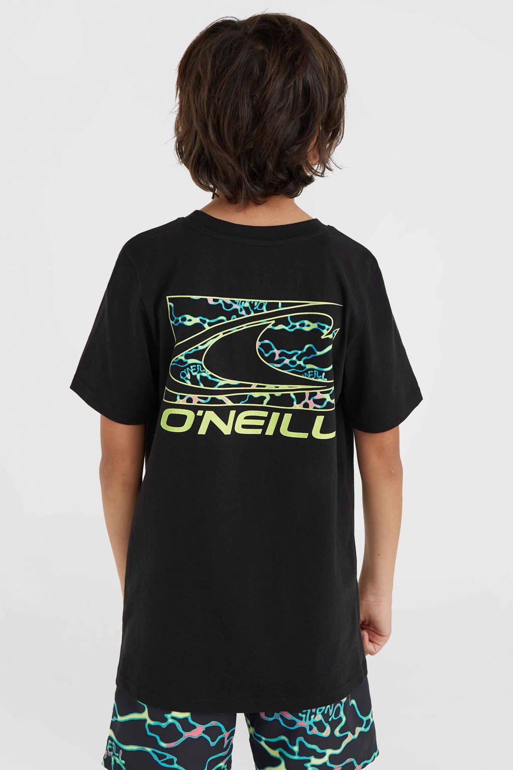 O'Neill T-shirt met backprint zwart