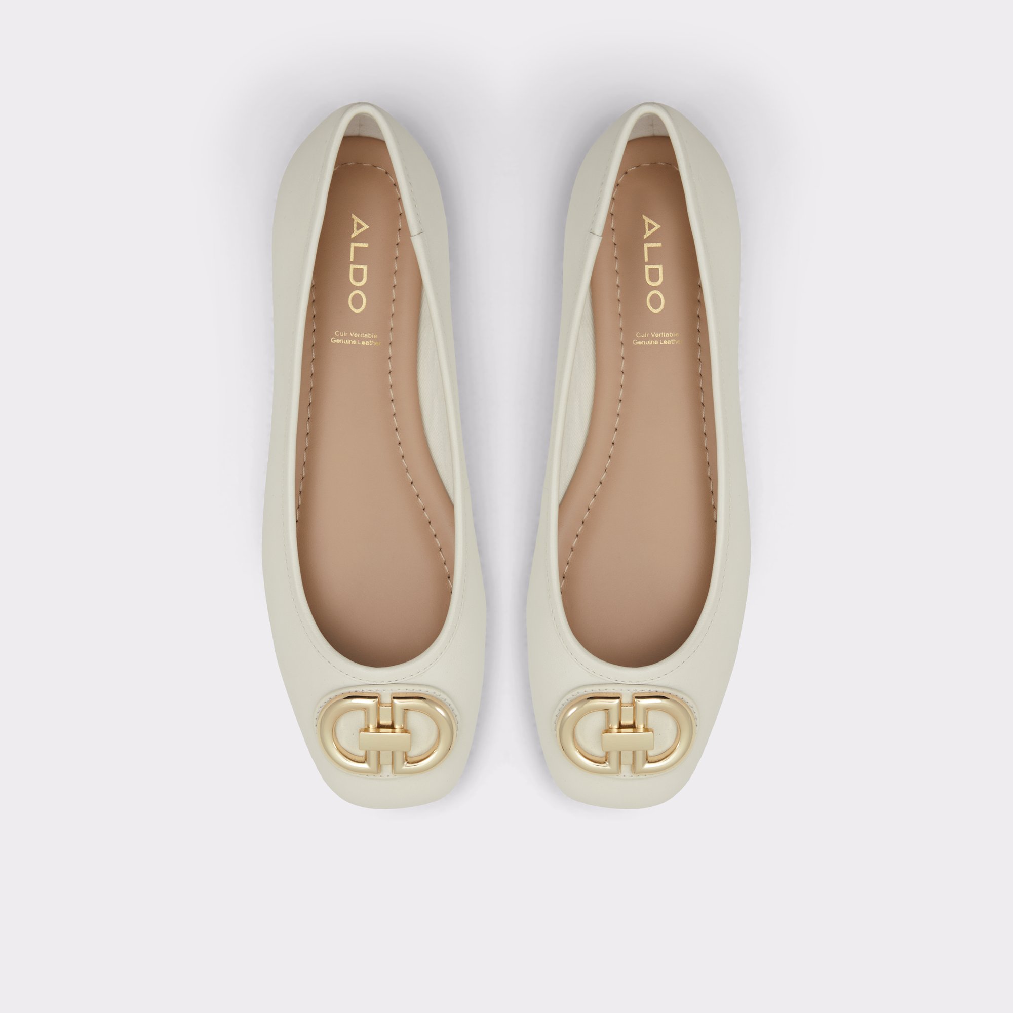 Courbe White Women Ballerinas & Slip-Ons