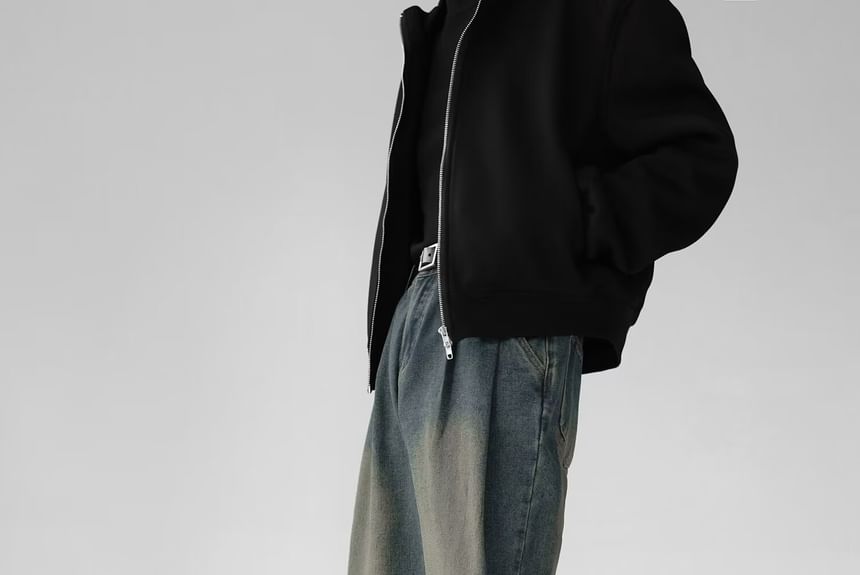 Real Boy - Mid Rise Washed Wide Leg Jeans