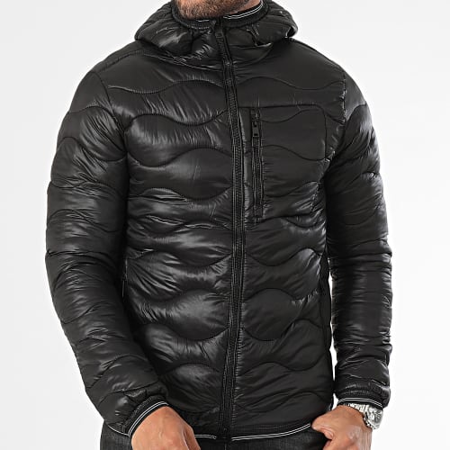 Doudoune Capuche Noir
