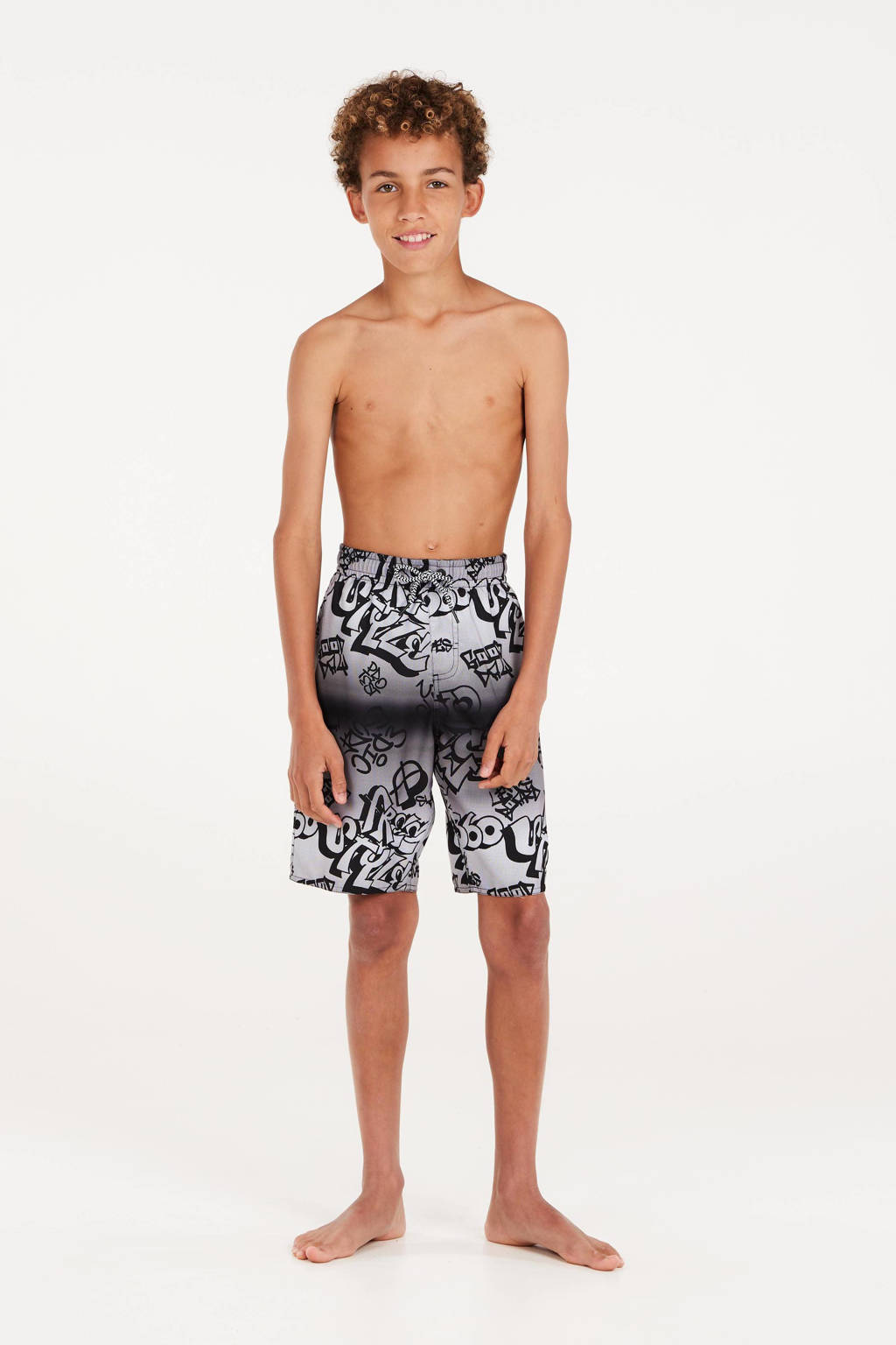 zwemshort PRTNIO JR grijs