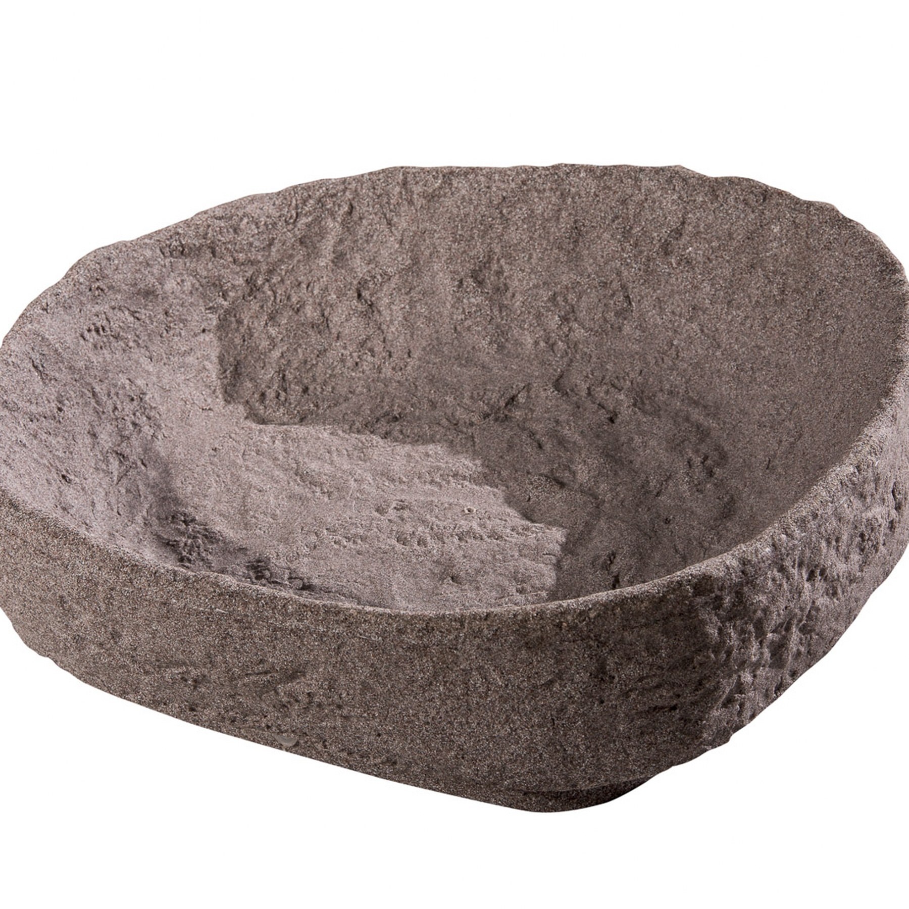 GreenLife Pflanzschale für Dekor-Regenspeicher Hinkelstein granitrot