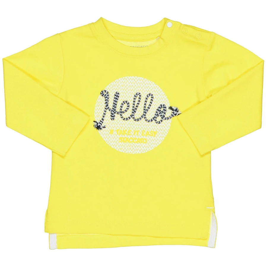 STACCATO Girls Langarmshirt gelb