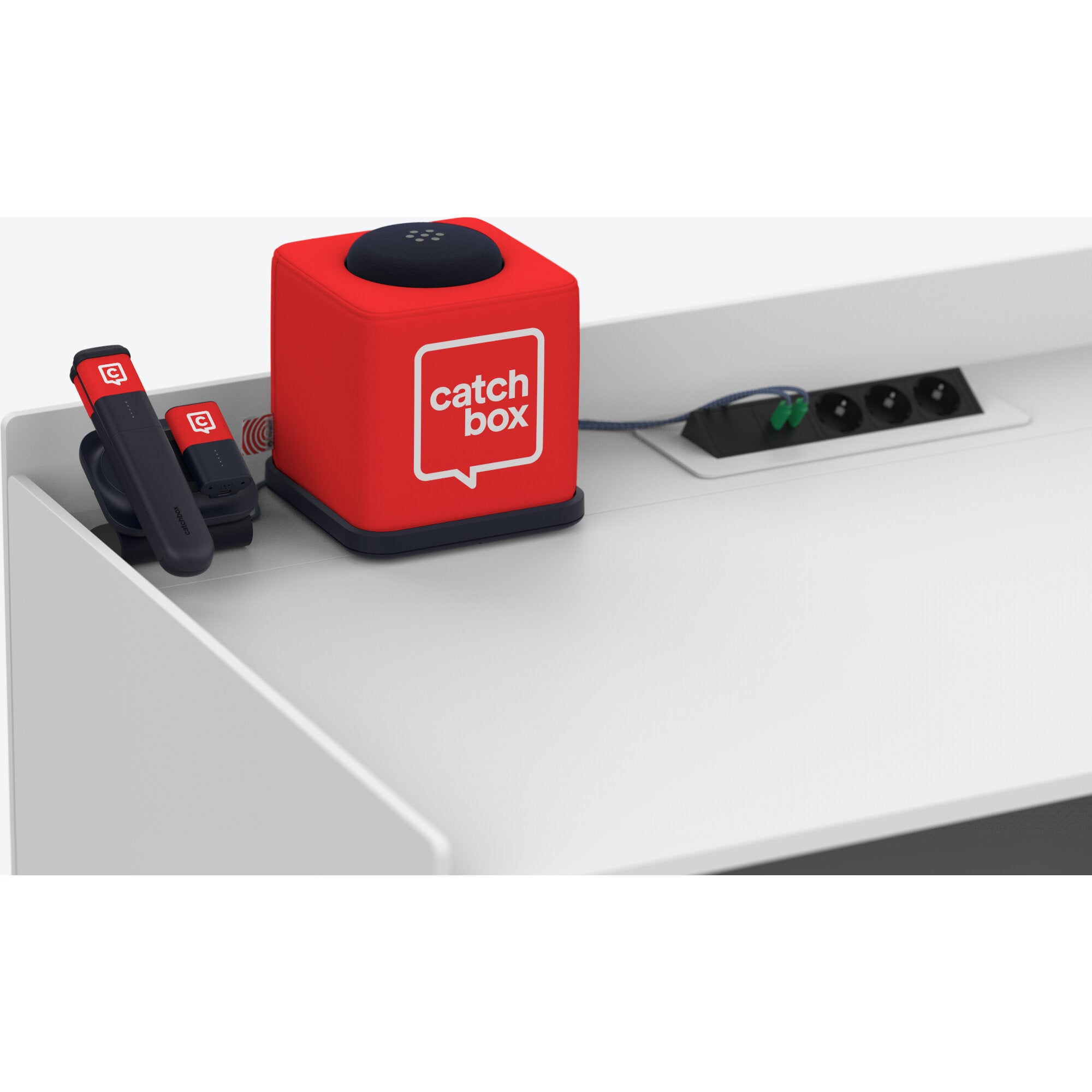 Catchbox Plus System 4 channel 1 Cube 1 Clip 1 Stick draadloze combinatieset