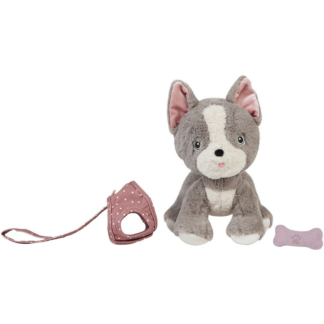 Olli ella knuffelhond dinkum dog gizmo - grey