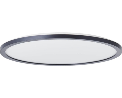LED plafondlamp, 3-staps dimbaar, 22W, 2700 lm, 4000 K, geheugenfunctie, Ø 42 cm, Brennan zwart/wit