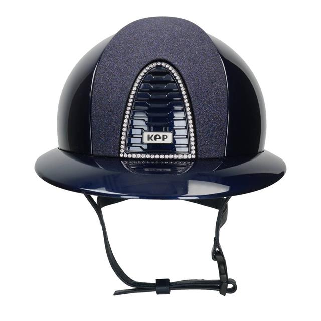 Veiligheidshelm KEP Italia Cromo 2.0 Polish Star Polo Swarovski Frame Donkerblauw