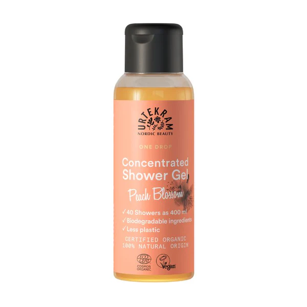Urtekram Gel Douche Concentré - Fleur de pêcher 100ml