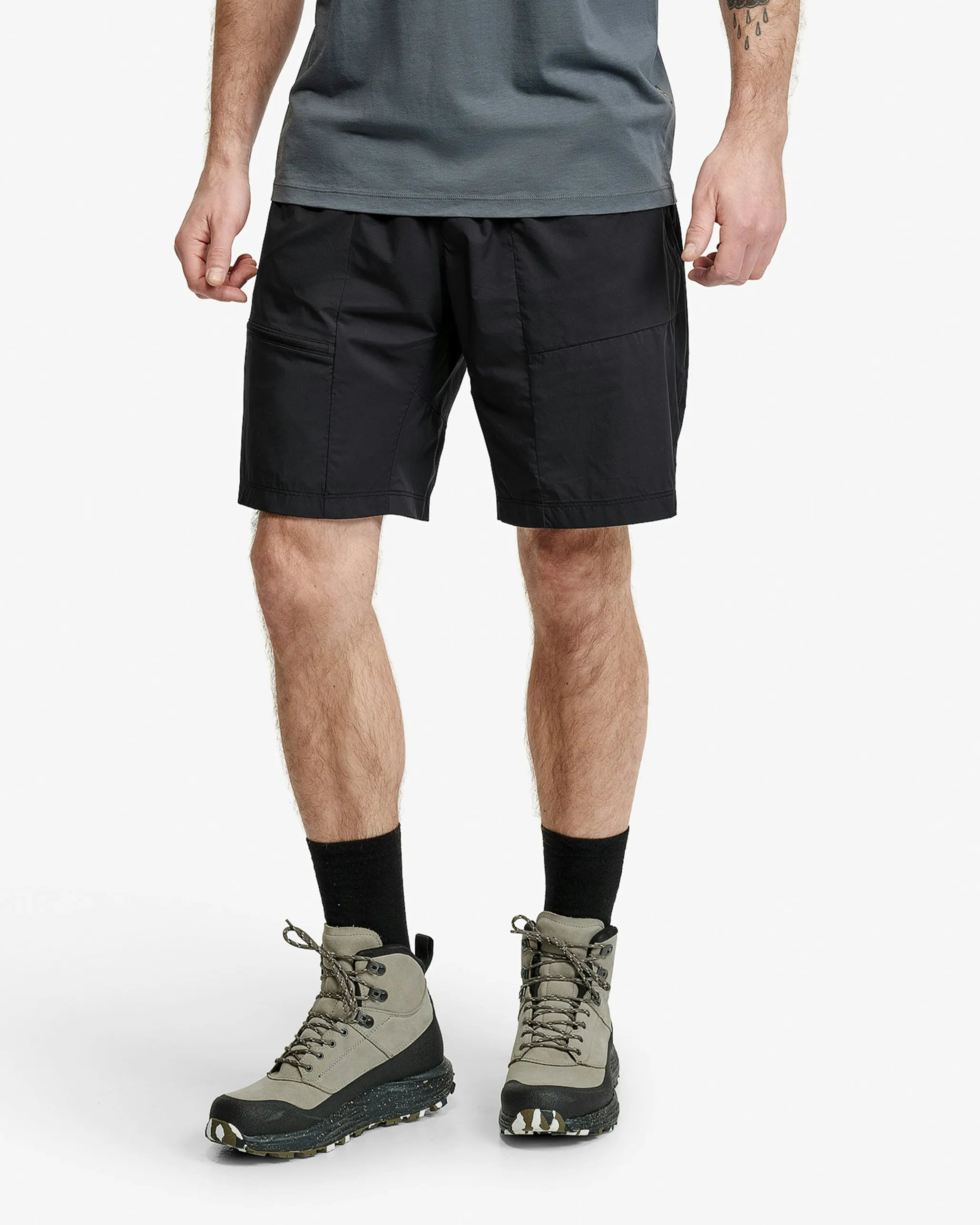 Lundhags Men's Tived Light Windbreaker Shorts Black