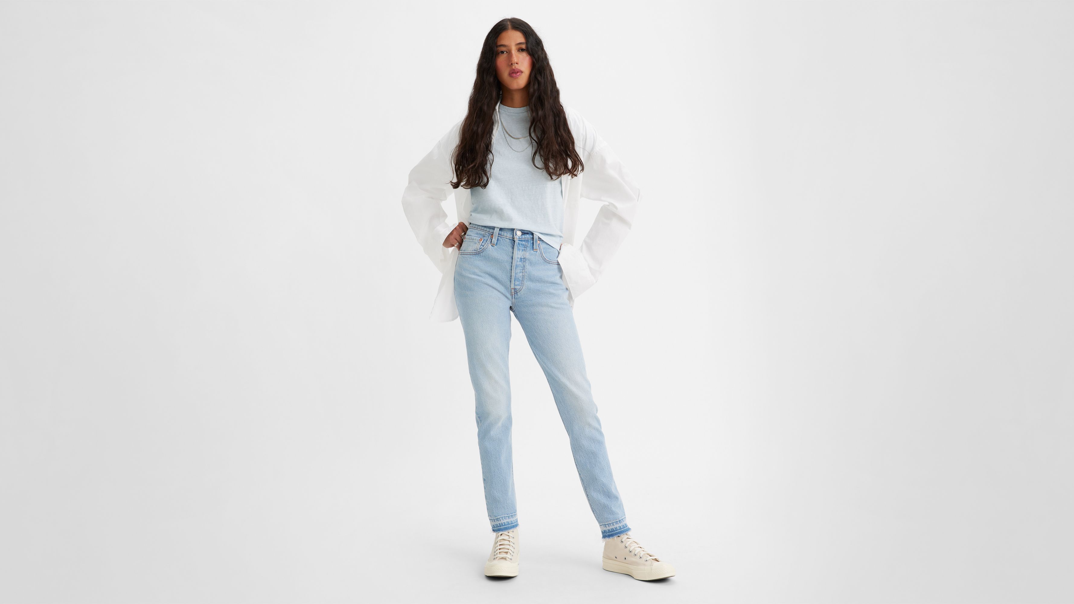 Jean 501® Skinny - Shine Up - Bleu
