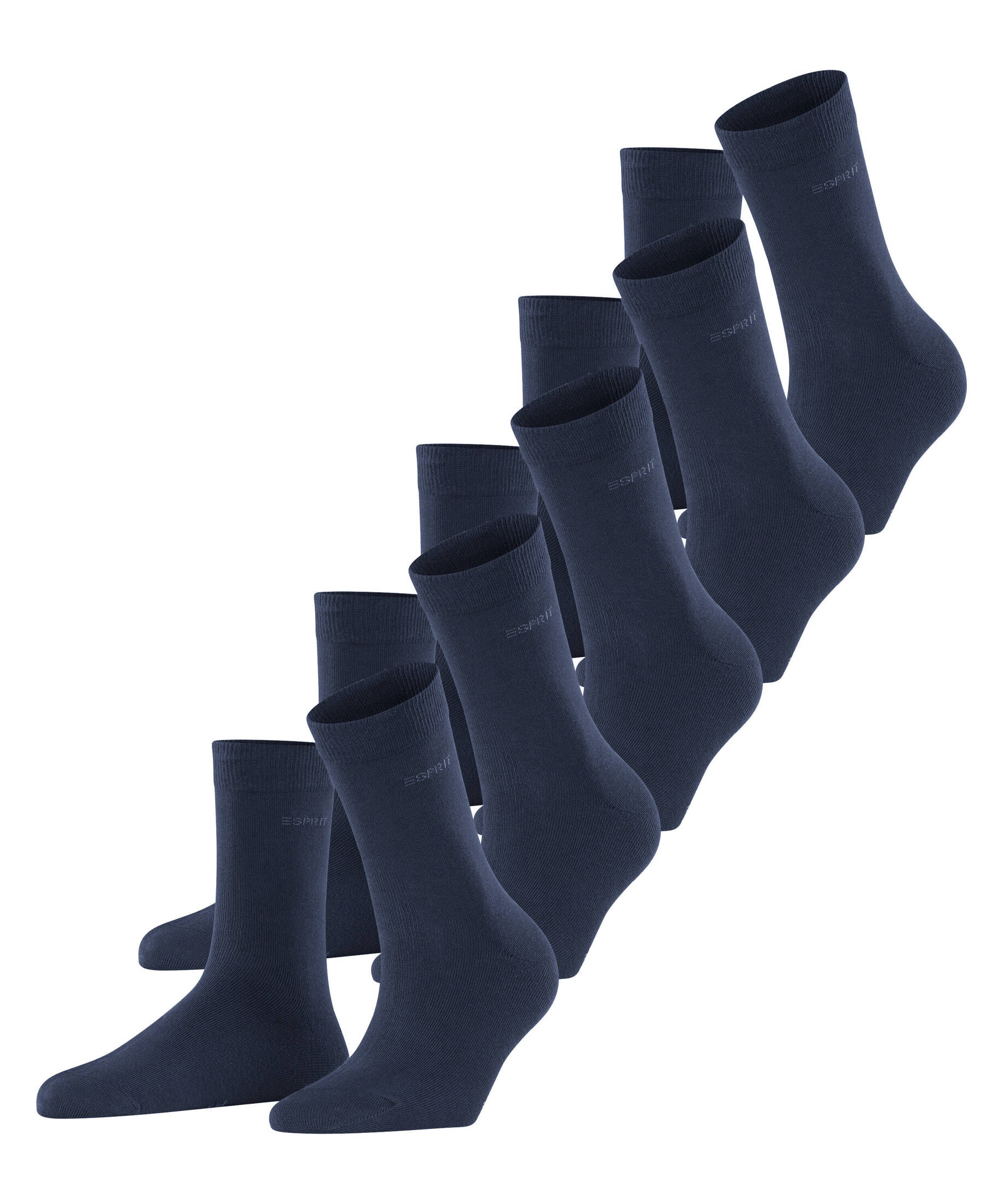 Esprit| Damen Socken Solid 5-Pack